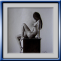 Nudo di donna su cubo (2015)